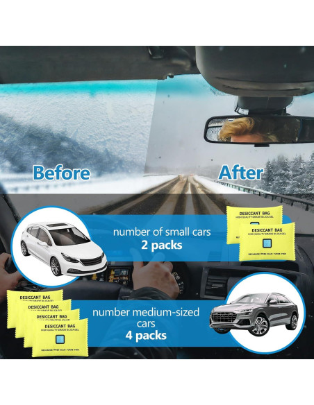 15 Bolsas Deshidratantes Recargables Gel de Sílice 12.7x8.9cm