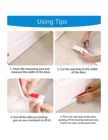 Tapón para Corrientes de Aire Barbunos Coniglio 99 cm Transparente