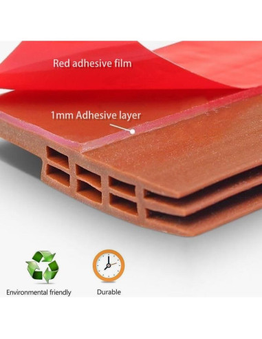 Tapón para Corrientes de Aire Barbunos Coniglio 99 cm Transparente