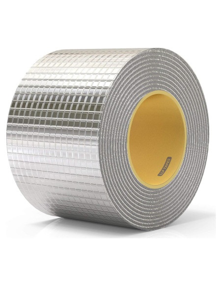 Cinta Butílica de Aluminio LLPT 10 cm x 5.03 m Impermeable