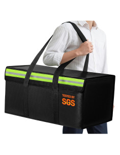 Bolsa de Documentos a Prueba de Fuego Amerbro 61x30.5cm Negra