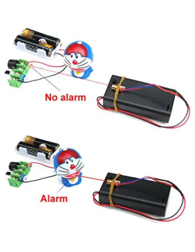 Alarma de Sonido y Luz Acxico YY734 con Sensor Infrarrojo