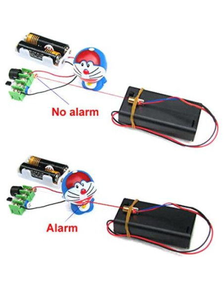 Alarma de Sonido y Luz Acxico YY734 con Sensor Infrarrojo