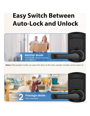 Cerradura Inteligente Hidalife ST-668B con Teclado y APP