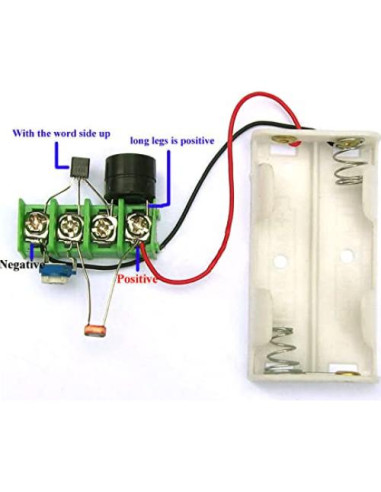 Alarma de Sonido y Luz Acxico YY734 con Sensor Infrarrojo