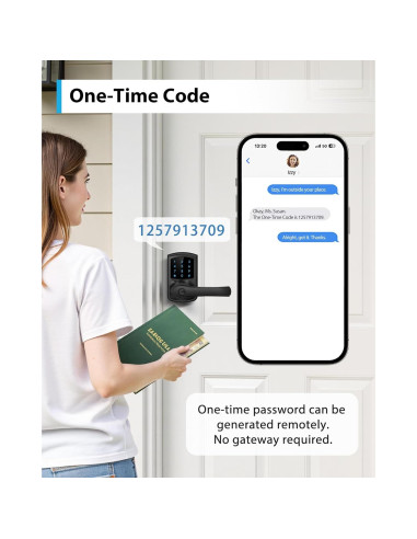 Cerradura Inteligente Hidalife ST-668B con Teclado y APP
