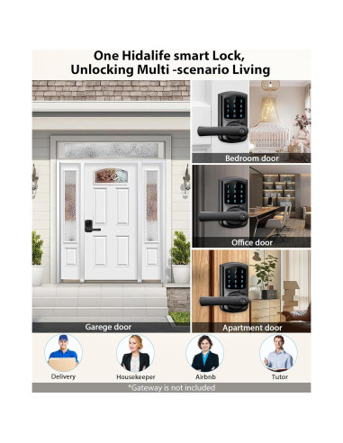 Cerradura Inteligente Hidalife ST-668B con Teclado y APP