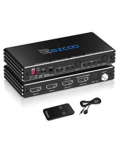 Divisor HDMI Bi-Direccional 4K 60Hz EZCOOTECH con Audio SPDIF