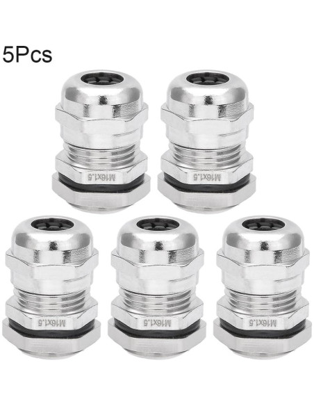 Conector de Cable M16 a Prueba de Agua uxcell - Paquete de 5