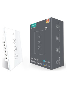 Interruptor Regulador de Luz Inteligente MoesGo WiFi Blanco