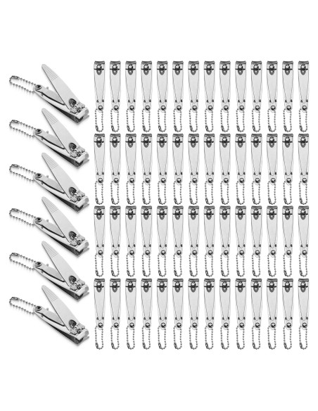 Cortauñas Mini Acero Inoxidable RSQAZQ 5.08 cm - Lote 50 Unidades