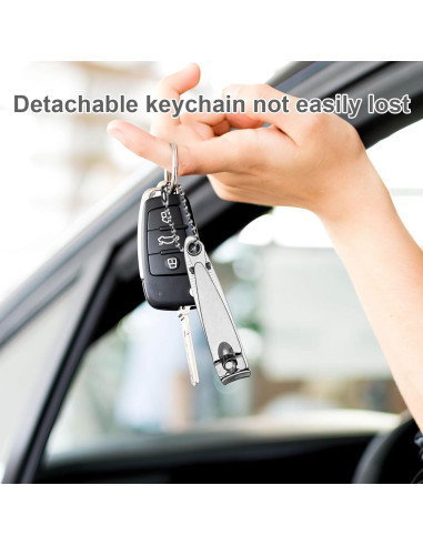 Cortauñas Mini Acero Inoxidable RSQAZQ 5.08 cm - Lote 50 Unidades