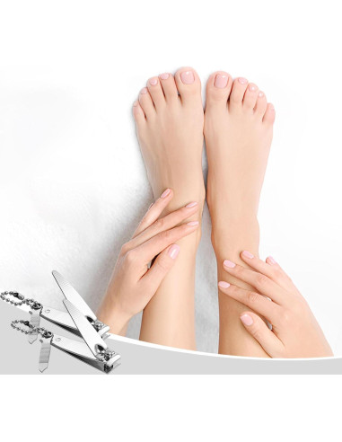 Cortauñas Mini Acero Inoxidable RSQAZQ 5.08 cm - Lote 50 Unidades