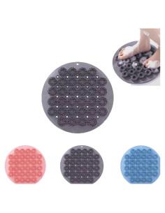 Alfombrilla Exfoliante para Pies Tochinkar Gris 30x30cm