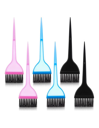Juego de 6 Brochas Aplicadoras de Color para Cabello ValueBargain