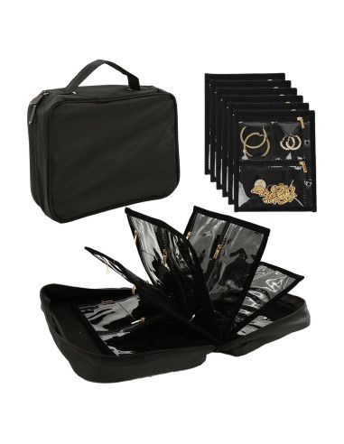 Estuche de Joyería de Viaje Braxan - Organizador Portátil 24 Compartimentos