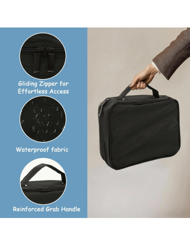 Estuche de Joyería de Viaje Braxan - Organizador Portátil 24 Compartimentos