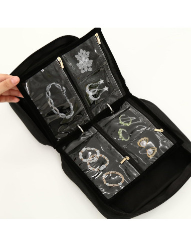 Estuche de Joyería de Viaje Braxan - Organizador Portátil 24 Compartimentos