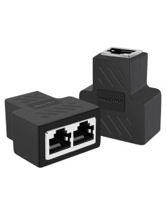 Divisor Ethernet RJ45 LinkMall 1 a 2, Protección Rayos, 2 Pack
