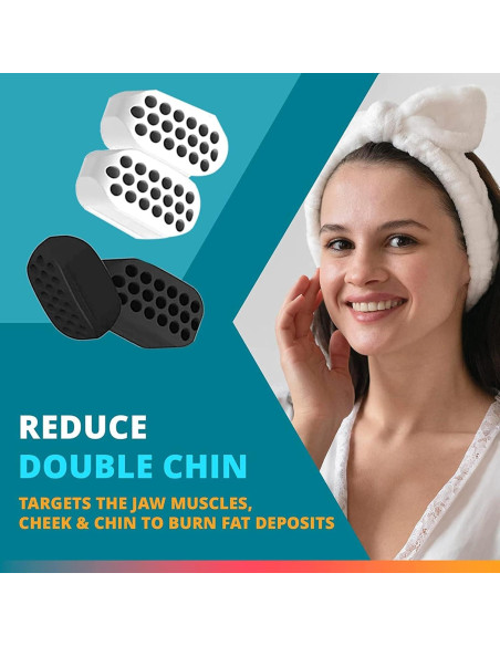 Ejercitador Facial de Mandíbula Jawfit - Silicona Médica - Negro