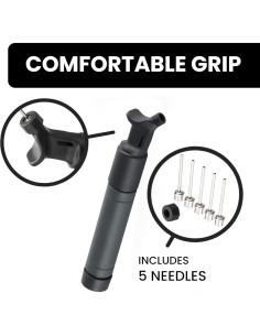 Kit de Bomba de Balón Genérico - Inflador Portátil 21x7.4cm 2