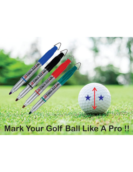 Marcadores Permanentes Mini Tiny-Titan - 6 Colores Caribeños