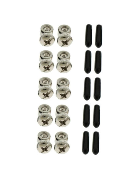 5 Juegos de Tornillos y Tapas Ajustables para Cuerdas de Salto Yiotfandoll