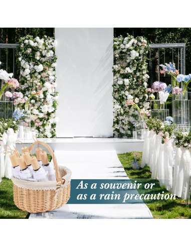 Paraguas Plegable Automático Sanwuta Transparente 2 Unidades