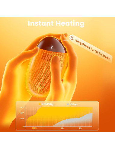 Calentadores de manos recargables coldSky YHW-01 2 en 1