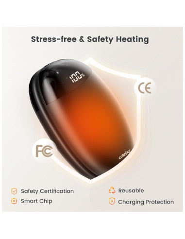 Calentadores de manos recargables coldSky YHW-01 2 en 1