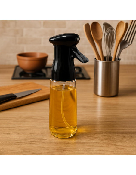 Rociador de Aceite de Oliva BuleVina 210ml Vidrio Reutilizable