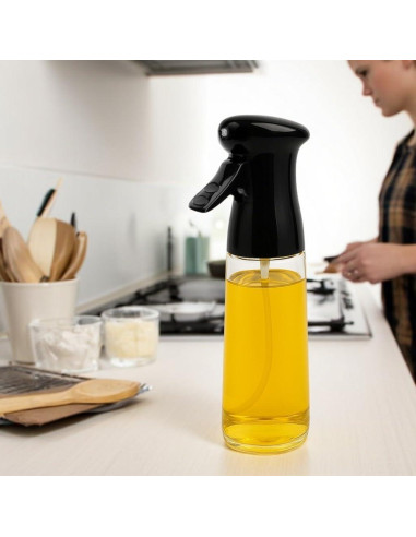 Rociador de Aceite de Oliva BuleVina 210ml Vidrio Reutilizable