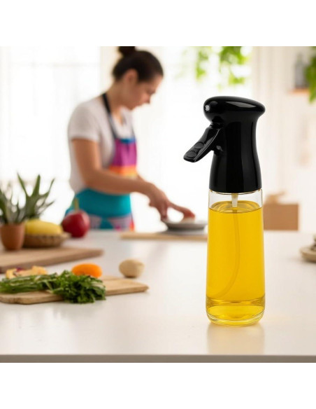 Rociador de Aceite de Oliva BuleVina 210ml Vidrio Reutilizable