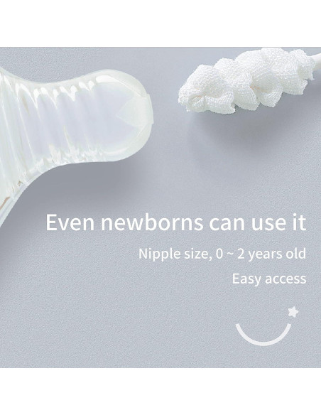 42 Piezas Limpiador Oral para Bebés Camiee - Cepillo Desechable