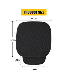 Funda de Asiento de Coche DUSCOKE Lino Antideslizante 49.7x49.1cm 2