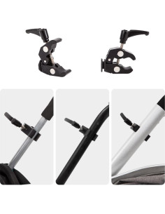 Soporte para Taza 3 en 1 HOUSBAY - Universal, Negro, CUPHOLDER01 2