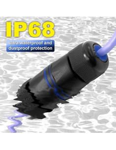 Acoplador Ethernet RJ45 VCELINK IP68 a Prueba de Agua - 3 Unidades 2