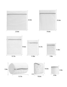 8 Bolsas de Lavandería de Malla NarangOrnt para Delicados 2