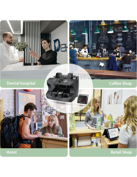 Contadora de Dinero CASHTEK N10 con Detección de Falsificaciones