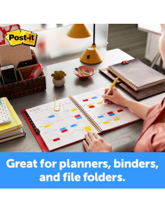 Pestañas Post-it 686-VAD2, Colores Primarios, 114 Pestañas 2