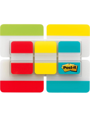 Pestañas Post-it 686-VAD2, Colores Primarios, 114 Pestañas