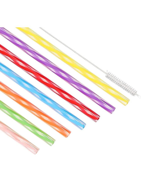 Popotes Reutilizables Honest ECO 19cm Asortidos 26 Piezas