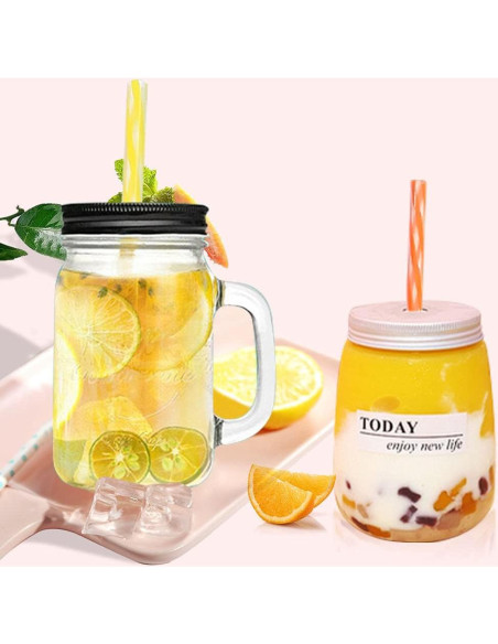 Popotes Reutilizables Honest ECO 19cm Asortidos 26 Piezas