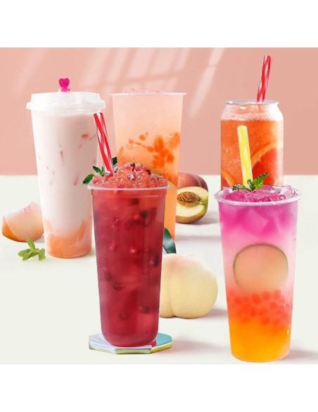 Popotes Reutilizables Honest ECO 19cm Asortidos 26 Piezas