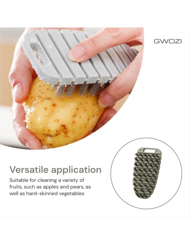 Set de 2 Cepillos de Verduras GWOZI - Limpieza Eficaz y Suave