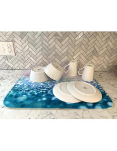 Alfombrilla para Secar Platos de Poliéster 58x46 cm - DDM 2
