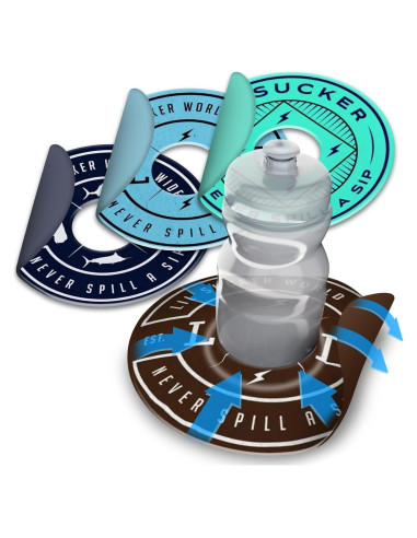 Soporte de Ventosa L'il Sucker OG - Paquete de 4 para Bebidas