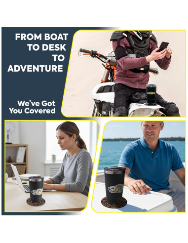 Soporte de Ventosa L'il Sucker OG - Paquete de 4 para Bebidas