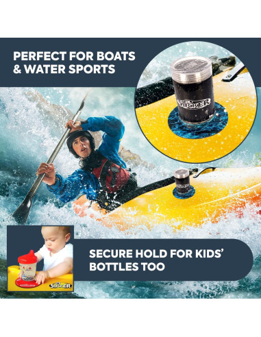 Soporte de Ventosa L'il Sucker OG - Paquete de 4 para Bebidas