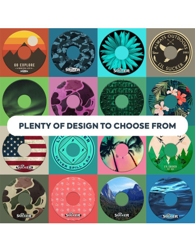 Soporte de Ventosa L'il Sucker OG - Paquete de 4 para Bebidas